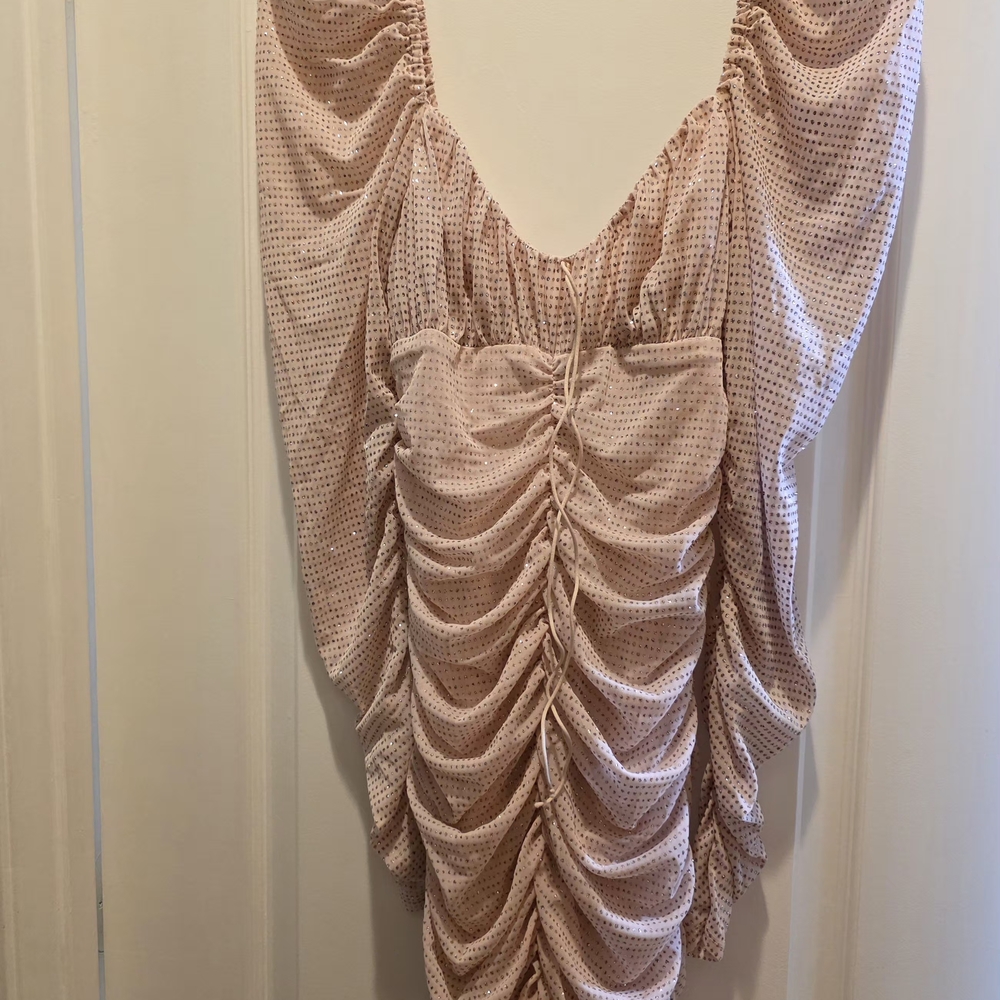 For Love And Lemons Blush Long Sleeve Dress - Picture 3 of 6